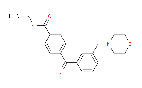 MC19A136 | 898765-26-9 | 4'-Carboethoxy-3-morpholinomethyl benzophenone