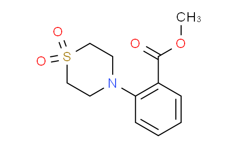 866144-44-7 | methyl 2-(1,1-dioxo-1lambda6-thiomorpholin-4-yl)benzoate