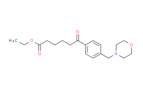 898770-85-9 | Ethyl 6-4-(morpholinomethyl)-phenyl-6-oxohexanoate