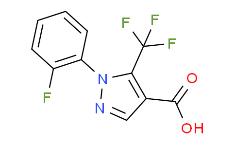 948293-85-4 | 5-(三氟甲基)-1-(2-氟苯基)-1H-吡唑-4-羧酸