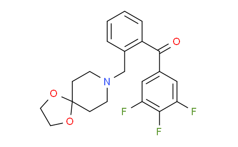 DY19M326 | 898781-08-3 | [2-(1,4-dioxa-8-azaspiro[4.5]decan-8-ylmethyl)phenyl]-(3,4,5-trifluorophenyl)methanone
