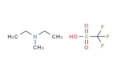 CAS No. 945715-39-9, Methanesulfonic acid, 1,1,1-trifluoro-, compd. with N-ethyl-N-methylethanamine (1:1)