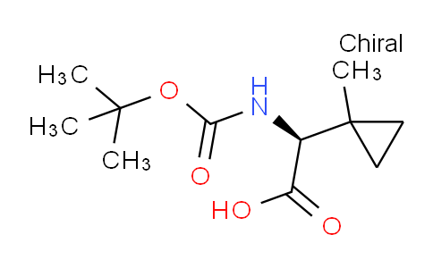 MC19N779 | 928758-14-9 | (S)-2-((Tert-Butoxycarbonyl)amino)-2-(1-methylcyclopropyl)acetic acid