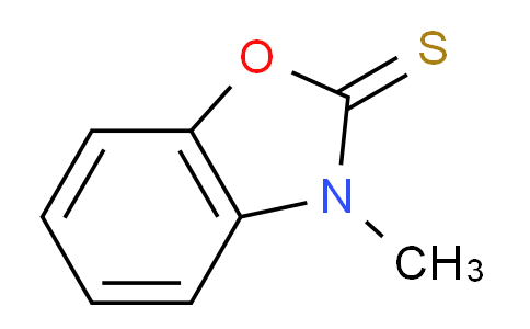 CAS No. 13673-63-7, 3-Methyl-1,3-benzoxazole-2(3H)-thione