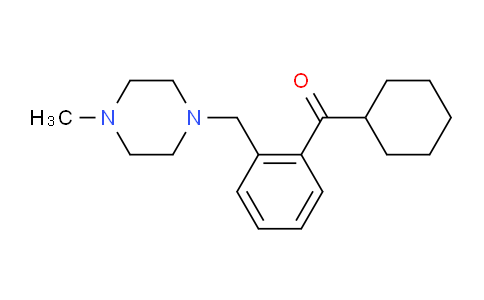 MC19W206 | 898762-65-7 | Cyclohexyl 2-(4-methylpiperazinomethyl)phenyl ketone