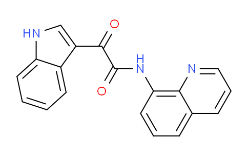 MC19W815 | 946387-03-7 | 2-(1H-indol-3-yl)-2-oxo-N-(quinolin-8-yl)acetamide