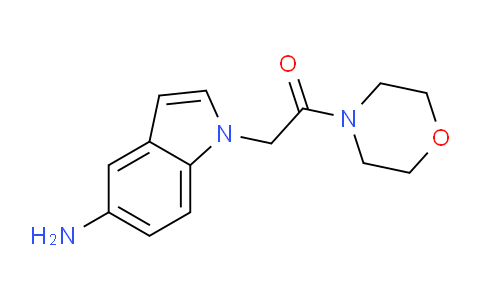 1097161-86-8 | 2-(5-amino-1H-indol-1-yl)-1-(morpholin-4-yl)ethan-1-one