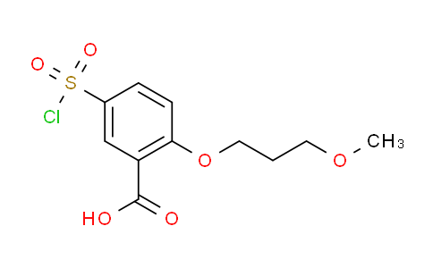 1184228-53-2 | 5-(Chlorosulfonyl)-2-(3-methoxypropoxy)benzoic acid