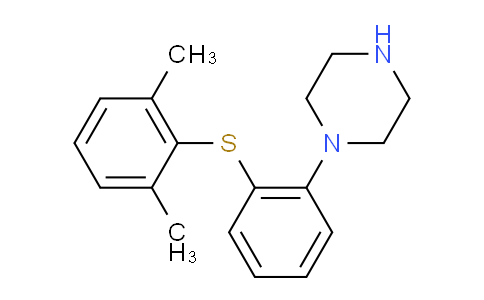 508233-76-9 | Piperazine, 1-[2-[(2,6-dimethylphenyl)thio]phenyl]-