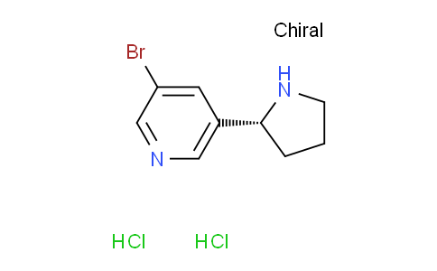 2829279-84-5 | (R)-3-溴-5-(吡咯烷-2-基)吡啶二盐酸盐