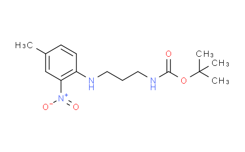 1699971-24-8 | Tert-Butyl (3-((4-methyl-2-nitrophenyl)amino)propyl)carbamate
