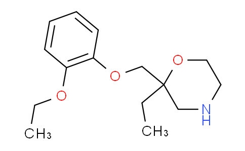 46945-18-0 | 2-[(2-Ethoxyphenoxy)methyl]-2-ethylmorpholine