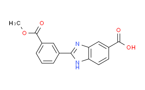 MC1B5607 | 904818-10-6 | 2-(3-Methoxycarbonylphenyl)-1H-benzimidazole-5-carboxylic acid