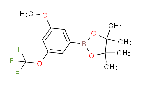 1803320-99-1 | 2-(3-Methoxy-5-(trifluoromethoxy)phenyl)-4,4,5,5-tetramethyl-1,3,2-dioxaborolane