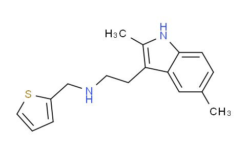 1001624-73-2 | 2-(2,5-dimethyl-1H-indol-3-yl)ethyl(thiophen-2-yl)methylamine