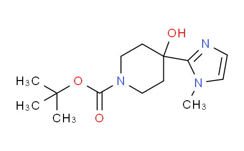 MC1C7888 | 630120-18-2 | 1-Piperidinecarboxylic acid, 4-hydroxy-4-(1-methyl-1H-imidazol-2-yl)-, 1,1-dimethylethyl ester