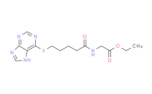 22181-94-8 | Ethyl (5-((7H-purin-6-yl)thio)pentanoyl)glycinate