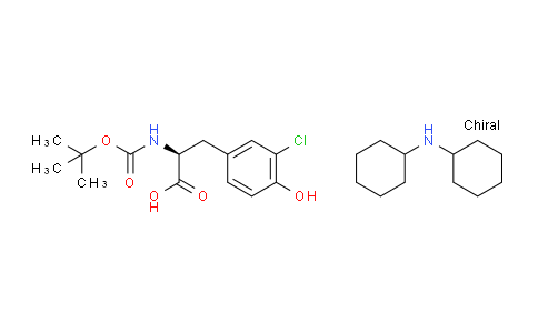 MC1C8490 | 1447710-67-9 | 二环己胺 (S)-2-((叔丁氧羰基)氨基)-3-(3-氯-4-羟基苯基)丙酸酯