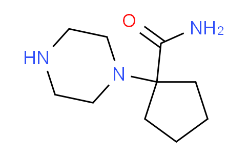 1183997-50-3 | 1-(piperazin-1-yl)cyclopentane-1-carboxamide