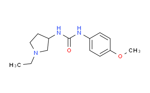 18471-30-2 | 1-(1-ethylpyrrolidin-3-yl)-3-(4-methoxyphenyl)urea