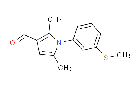 MC1D6211 | 923716-19-2 | 2,5-Dimethyl-1-[3-(methylsulfanyl)phenyl]-1H-pyrrole-3-carbaldehyde
