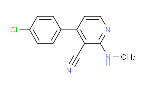 478080-40-9 | 4-(4-氯苯基)-2-(甲氨基)吡啶-3-腈
