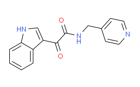888473-40-3 | 2-(1H-indol-3-yl)-2-oxo-N-[(pyridin-4-yl)methyl]acetamide