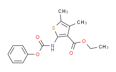 1031130-84-3 | ethyl 4,5-dimethyl-2-(phenoxycarbonyl)aminothiophene-3-carboxylate
