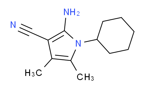55817-74-8 | 2-amino-1-cyclohexyl-4,5-dimethyl-1H-Pyrrole-3-carbonitrile