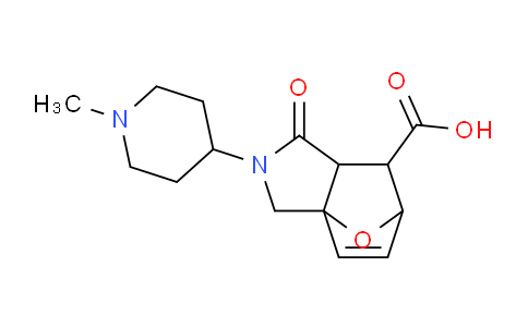 MC1E6557 | 1071692-69-7 | 2-(1-Methylpiperidin-4-yl)-1-oxo-1,2,3,6,7,7a-hexahydro-3a,6-epoxyisoindole-7-carboxylic Acid