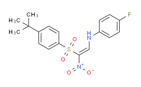 MC1F6061 | 1024793-19-8 | N-[(Z)-2-(4-tert-butylphenyl)sulfonyl-2-nitroethenyl]-4-fluoroaniline