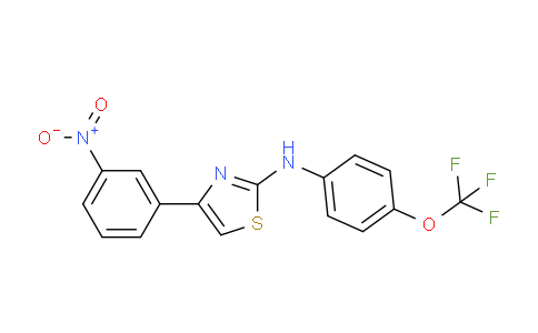 MC1F6876 | 937605-24-8 | 4-(3-Nitrophenyl)-N-[4-(trifluoromethoxy)phenyl]-1,3-thiazol-2-amine