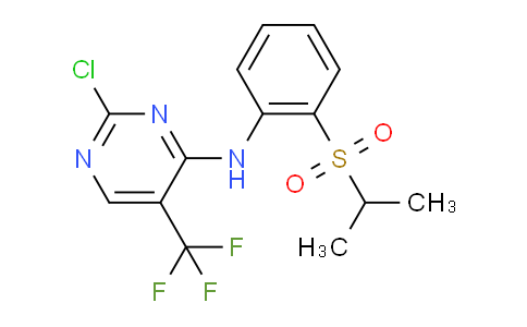 CAS No. 1197956-09-4, 2-クロロ-N-(2-(イソプロピルスルホニル)フェニル)-5-(トリフルオロメチル)ピリミジン-4-アミン