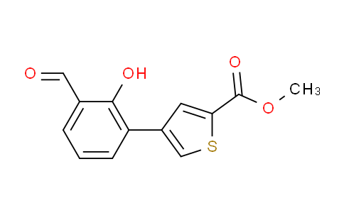 MC1F9212 | 1261986-58-6 | 2-Thiophenecarboxylic acid, 4-(3-formyl-2-hydroxyphenyl)-, methyl ester