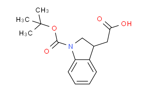 1321843-22-4 | 2-{1-(tert-butoxy)carbonyl-2,3-dihydro-1H-indol-3-yl}acetic acid