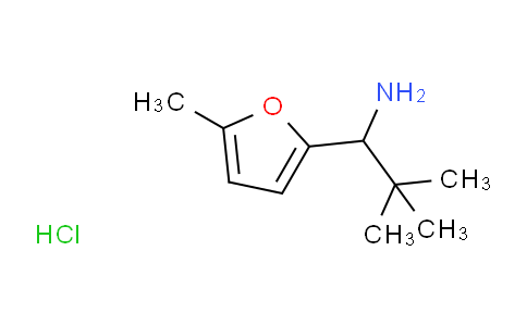 CAS No. 2551116-94-8, 2,2-Dimethyl-1-(5-methylfuran-2-yl)propan-1-amine hydrochloride