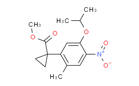 2061979-70-0 | 1-(5-异丙氧基-2-甲基-4-硝基苯基)环丙烷甲酸甲酯