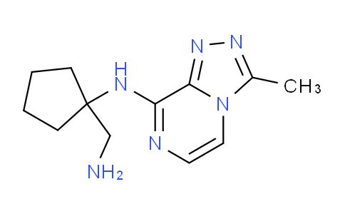 1492570-57-6 | N-[1-(aminomethyl)cyclopentyl]-3-methyl-[1,2,4]triazolo[4,3-a]pyrazin-8-amine