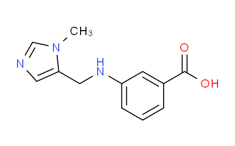 1496324-50-5 | 3-{(1-methyl-1H-imidazol-5-yl)methylamino}benzoic acid