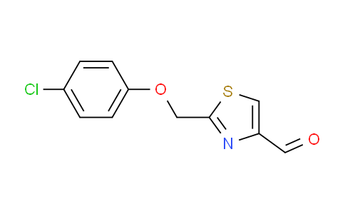 CAS No. 1082312-23-9, 2-[(4-chlorophenoxy)methyl]-1,3-thiazole-4-carbaldehyde