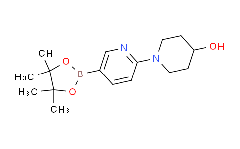 CAS No. 1251948-86-3, 1-(5-(4,4,5,5-Tetramethyl-1,3,2-dioxaborolan-2-yl)pyridin-2-yl)piperidin-4-ol