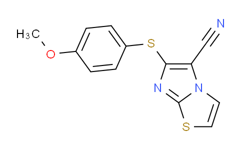 320417-48-9 | Imidazo[2,1-b]thiazole-5-carbonitrile, 6-[(4-methoxyphenyl)thio]-