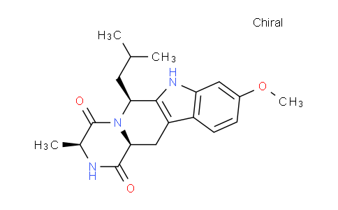 1699720-85-8 | (3S,6S,12AS)-6-isobutyl-9-methoxy-3-methyl-2,3,6,7,12,12a-hexahydropyrazino[1',2':1,6]pyrido[3,4-b]indole-1,4-dione