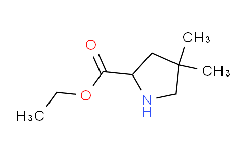 MC1M3877 | 1822458-23-0 | 4,4-Dimethyl-pyrrolidine-2-carboxylic acid ethyl ester