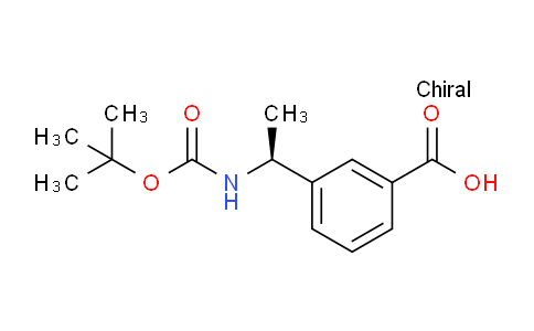 1187930-10-4 | (S)-3-(1-叔丁氧羰基氨基乙基)-苯甲酸