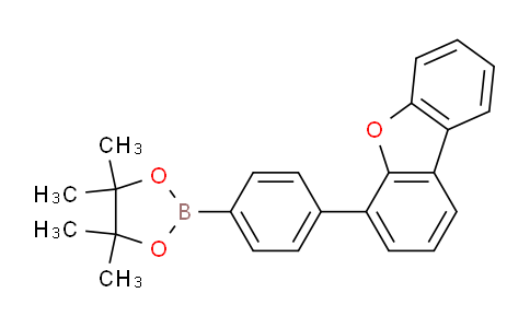 CAS No. 1056113-44-0, 4-[4-(4,4,5,5-tetramethyl-1,3,2-dioxaborolan-2-yl)phenyl]dibenzo[b,d]furan