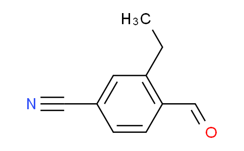 CAS No. 202522-04-1, 3-ethyl-4-formylbenzonitrile