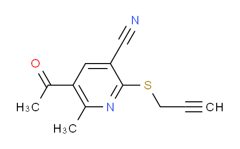 303146-29-4 | 3-Pyridinecarbonitrile, 5-acetyl-6-methyl-2-(2-propynylthio)-