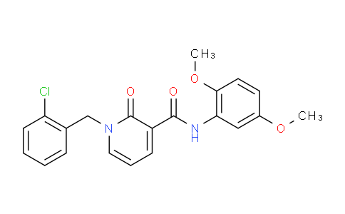 MC1N3800 | 400077-81-8 | 1-(2-chlorophenyl)methyl-N-(2,5-dimethoxyphenyl)-2-oxo-1,2-dihydropyridine-3-carboxamide