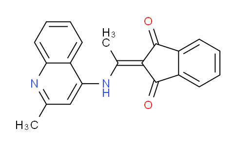 1020252-01-0 | 2-{1-[(2-methylquinolin-4-yl)amino]ethylidene}-2,3-dihydro-1H-indene-1,3-dione